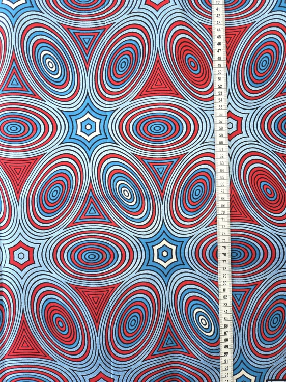 Africká Bavlněná Látka Premium - Zlatavá - J110