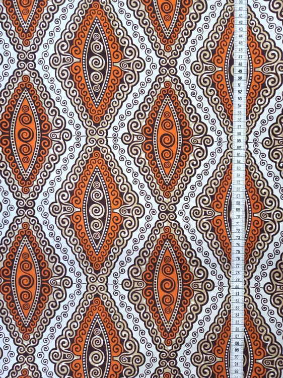 Africká Bavlněná Látka Premium - J154