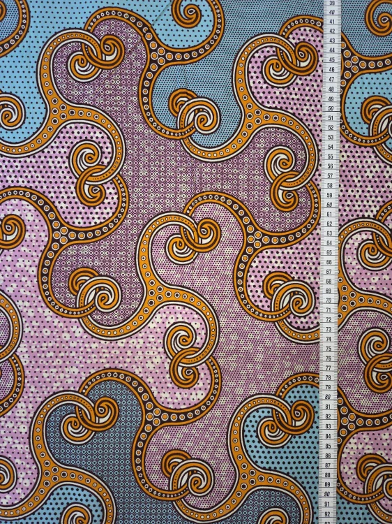 Africká Bavlněná Látka Premium - J155