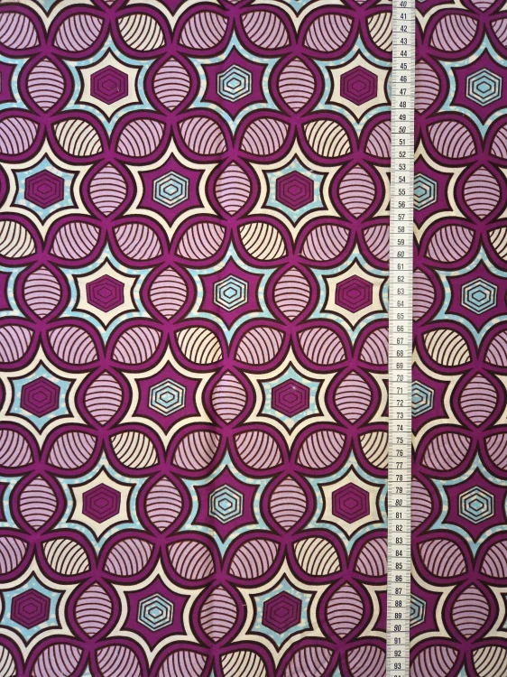 Africká Bavlněná Látka Premium - J162