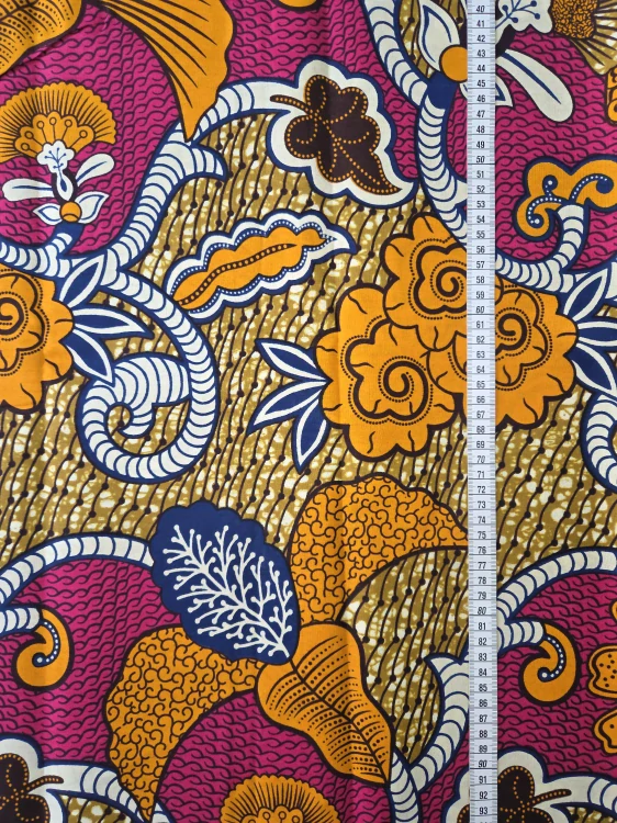 Africká Bavlněná Látka Standard A305 - II. Jakost