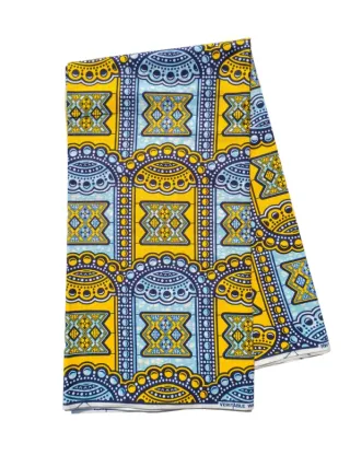 Africká Bavlněná Látka Premium - J189